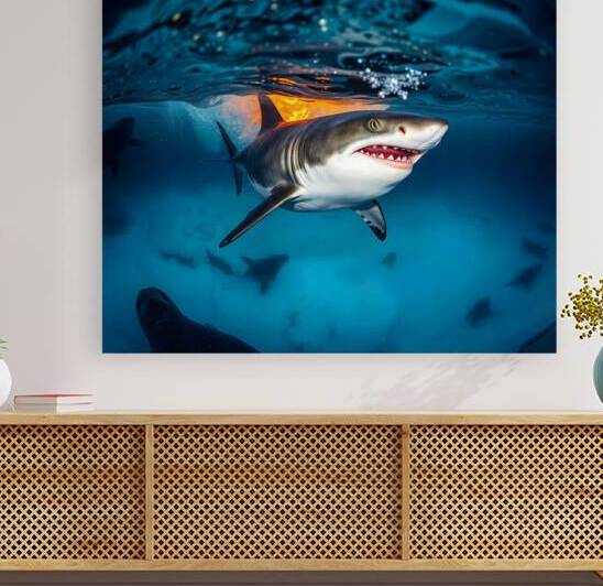 Great White Shark  by Mark Turley