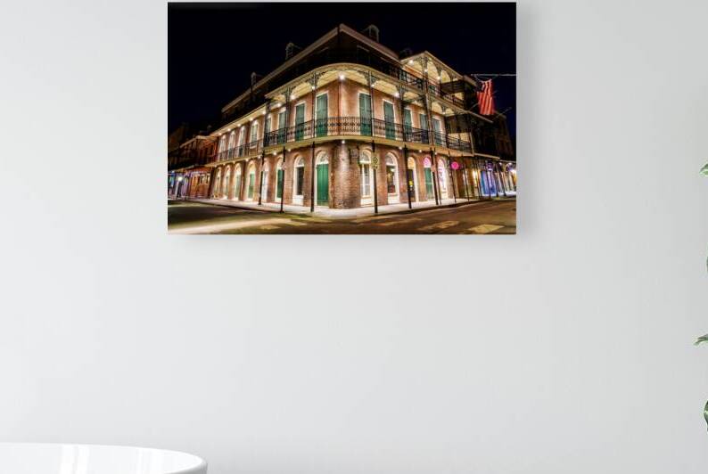 New Orleans architecture at night Louisiana by DELPHIMAGES