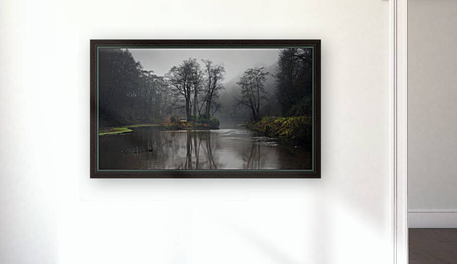 Penllergare Valley Woods upper lake by Leighton Collins