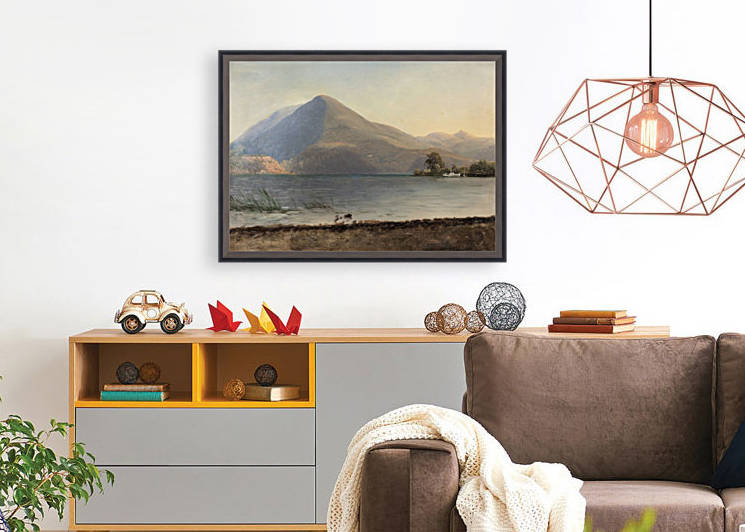 Bierstadt - On the Hudson by Bierstadt