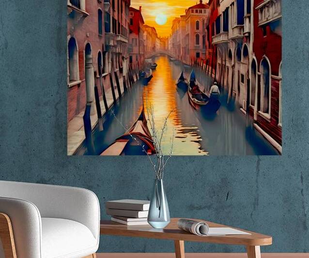 CANALS OF VENICE......VELVET ABSTRACT by Digicam