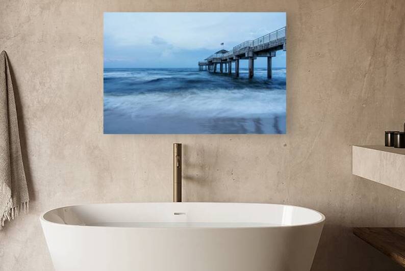 Lightning Over Orange Beach Pier by Jennifer White