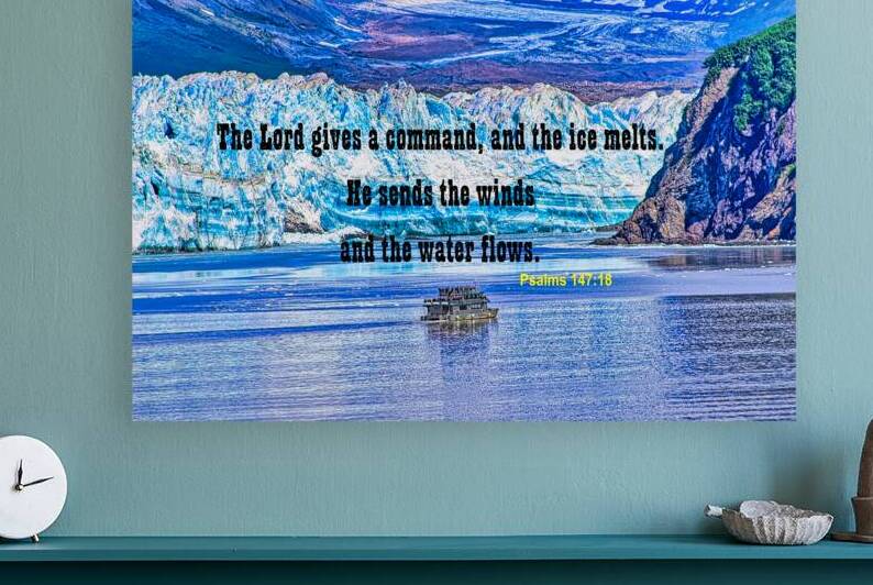 BLUE GLACIER  SCRIPTURE by Charles Herchert