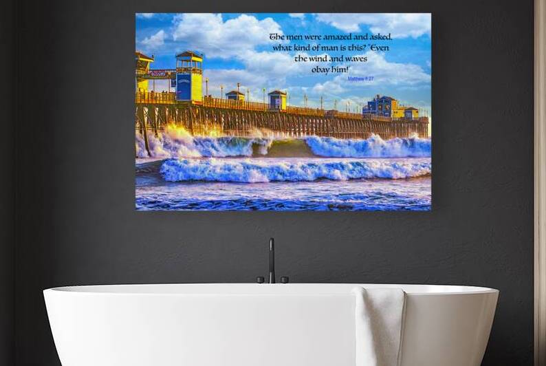 STORMY WAVES  SCRIPTURE by Charles Herchert