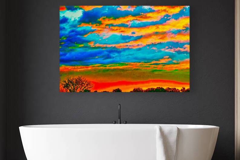 FIERY SUNRISE  by Charles Herchert