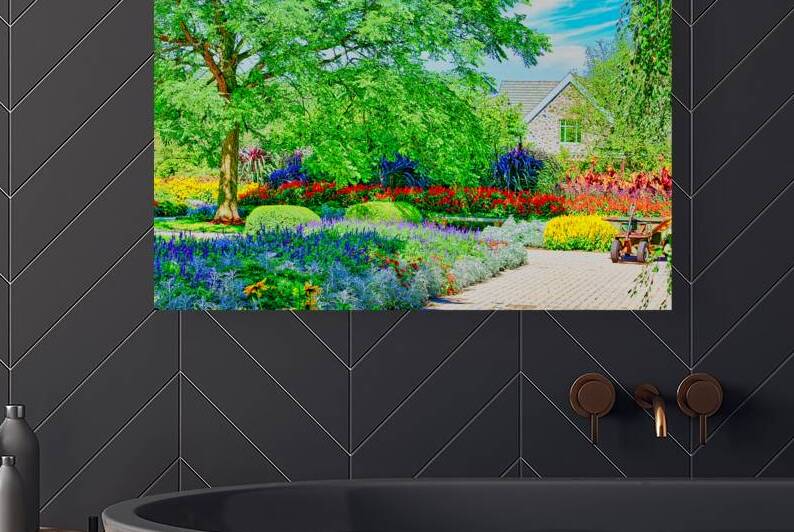 BLOOMING GARDEN  by Charles Herchert