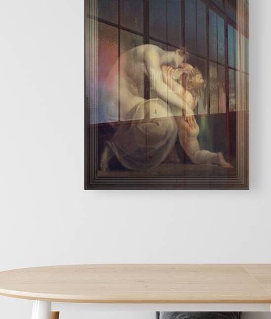 Tekemessa and Eurysakes by Henry Fuseli Old Masters Reproductions by xzendor7