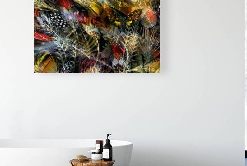 Feathers Flora and One Cicada: Dancing in Light by Jane Baron