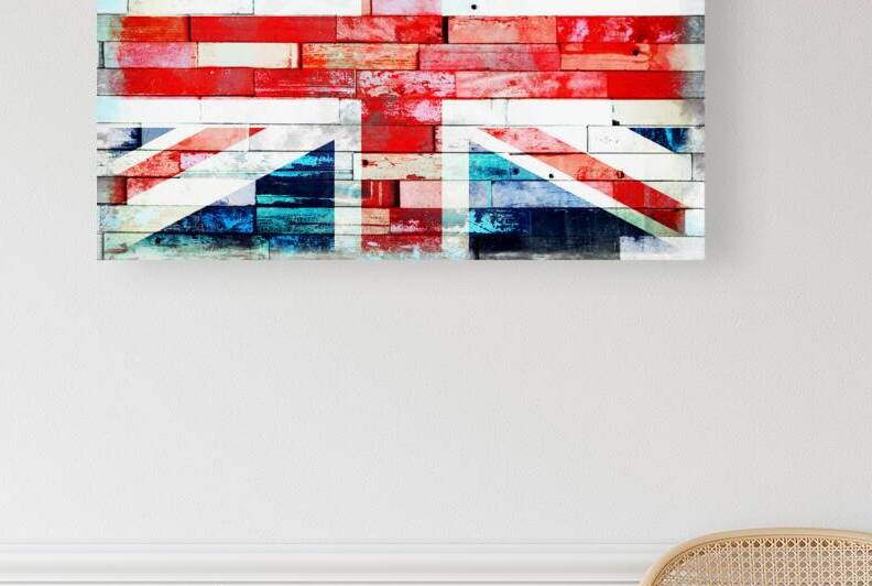 Street Union Jack UK flag by DELPHIMAGES