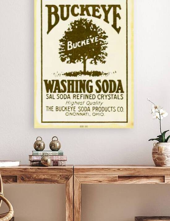Vintage Buckeye Washing Soda Ad by Row One Brand