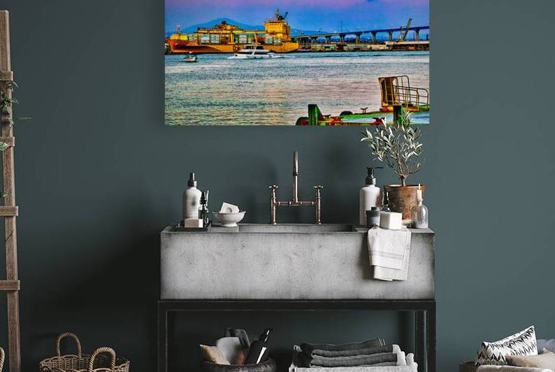 HARBOR AFTERGLOW  by Charles Herchert