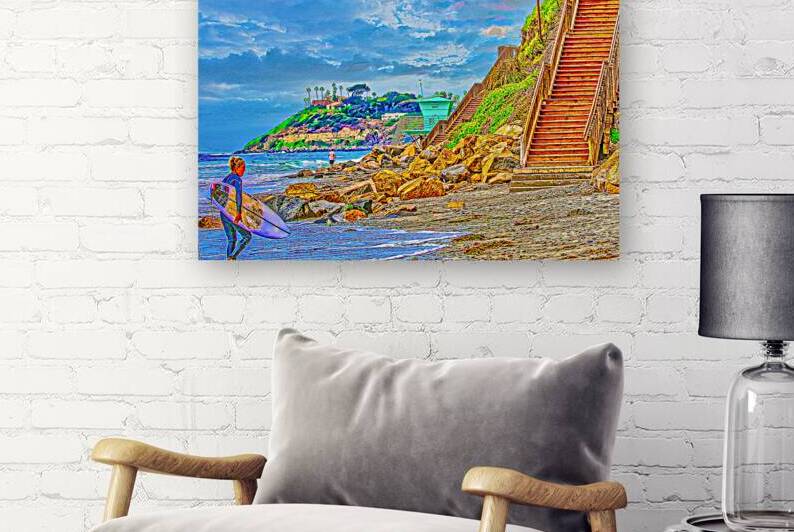 SURFER GIRL  by Charles Herchert