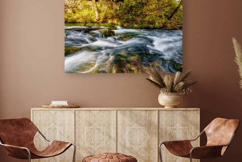 Rushing Waters Of Ozarks Greer Spring by Jennifer White