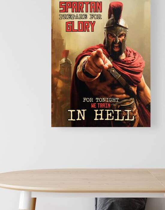 KING OF SPARTA GYM ART by Lumina Dream Studio