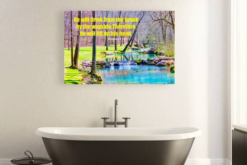 SPLASHING BROOK SCRIPTURE by Charles Herchert