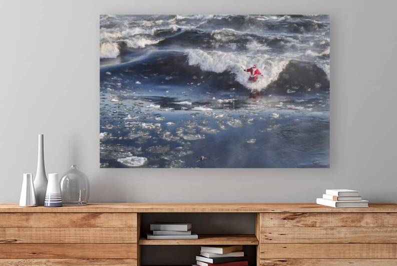 Winter surfer 1 by Bernard Brault