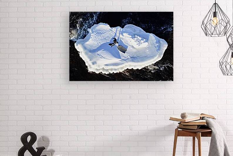 Winter surfer 1 by Bernard Brault