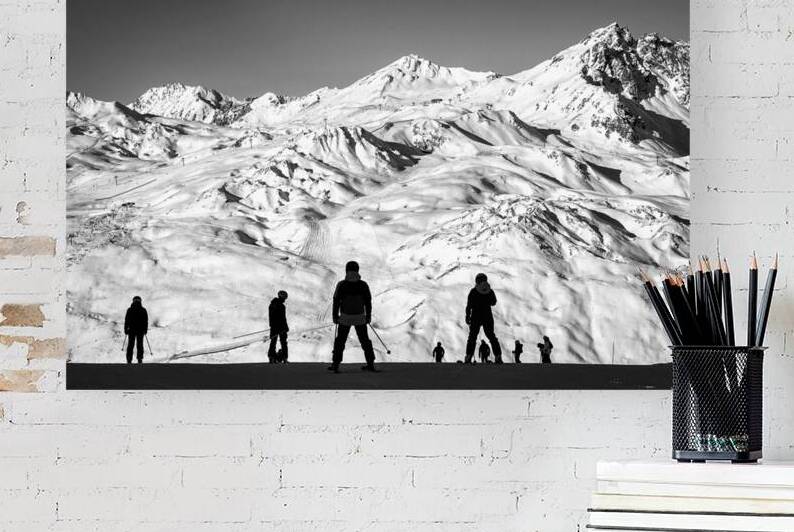 Skiers by Bernard Brault