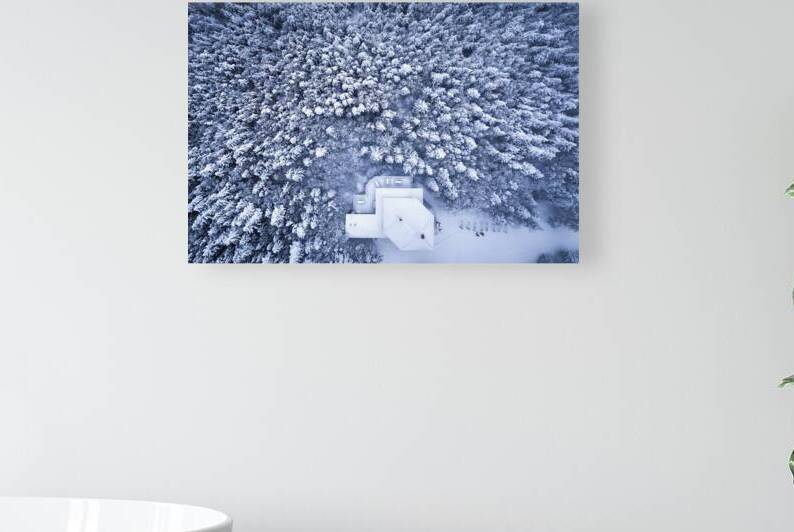 Winter Scenery  by Bernard Brault