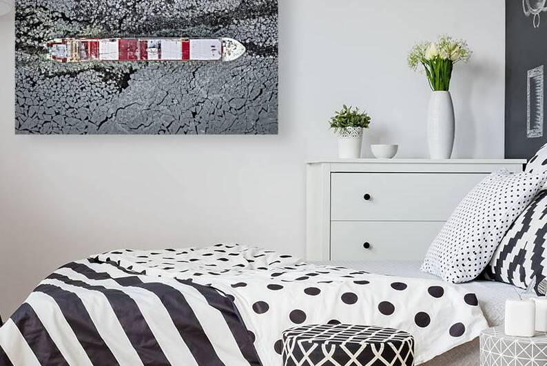 Ship in the ice 1 by Bernard Brault