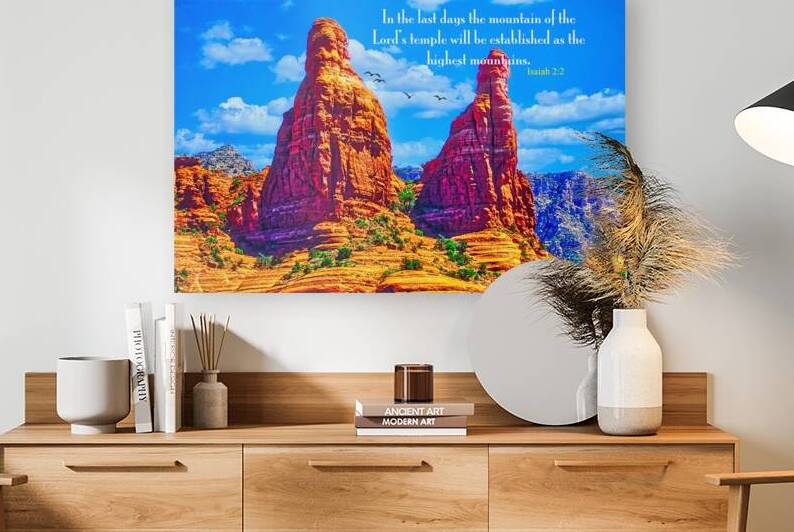 RED MOUNTAIN SPIRES  SCRIPTURE by Charles Herchert