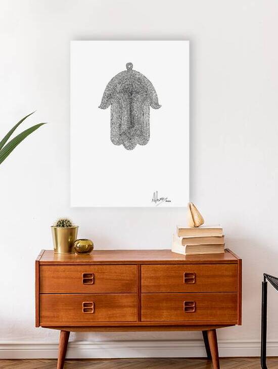 Hamsa Micro-Blessing by Aaron Poris