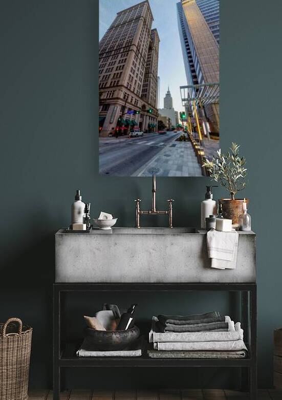 Dallas Commerce And Akard by Jennifer White