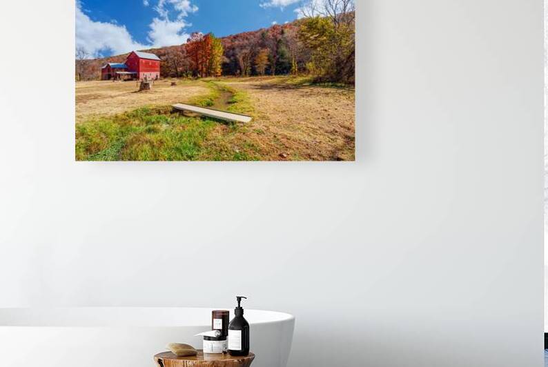 Historic Rockbridge Mill In Fall by Jennifer White