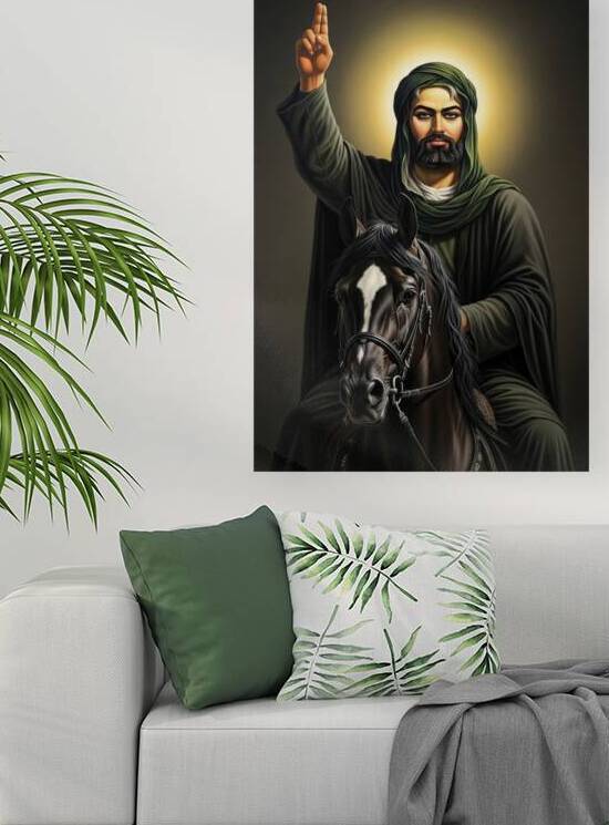 Imam Ali: The Light of Wilayah and the Lion of God by Sumer Paintings