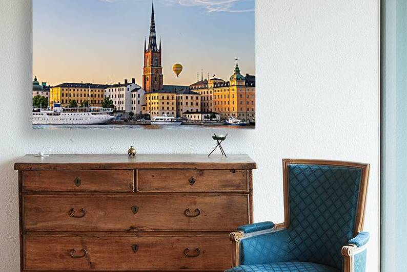  Riddarholmen Stockholm late summer evening by John Nilsson