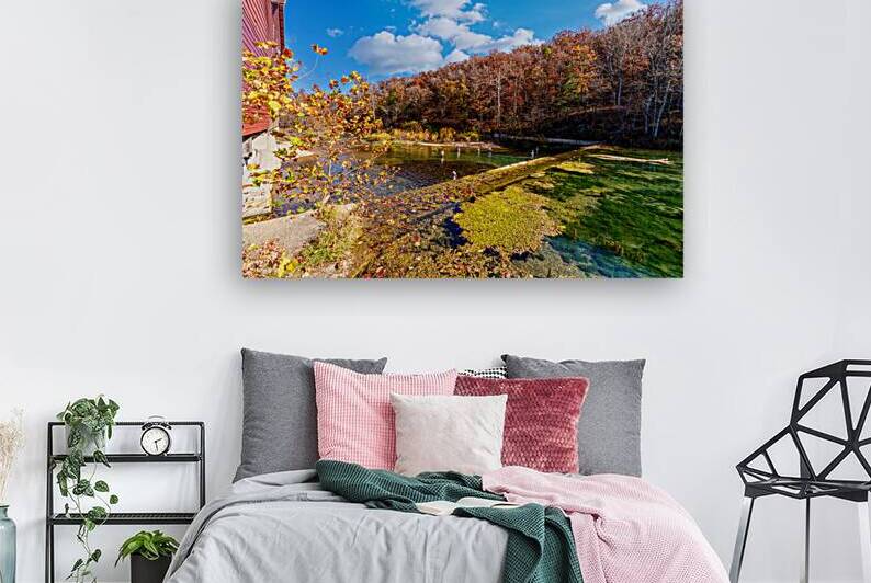 Rockbridge Mill Dam View by Jennifer White