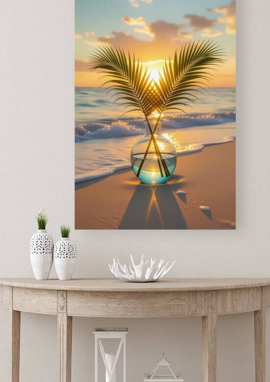 Sunset Reflections in Paradise up by Hassan mounir