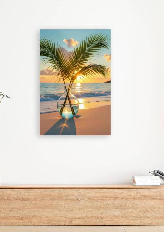 Tropical Sunset Reflections by Hassan mounir