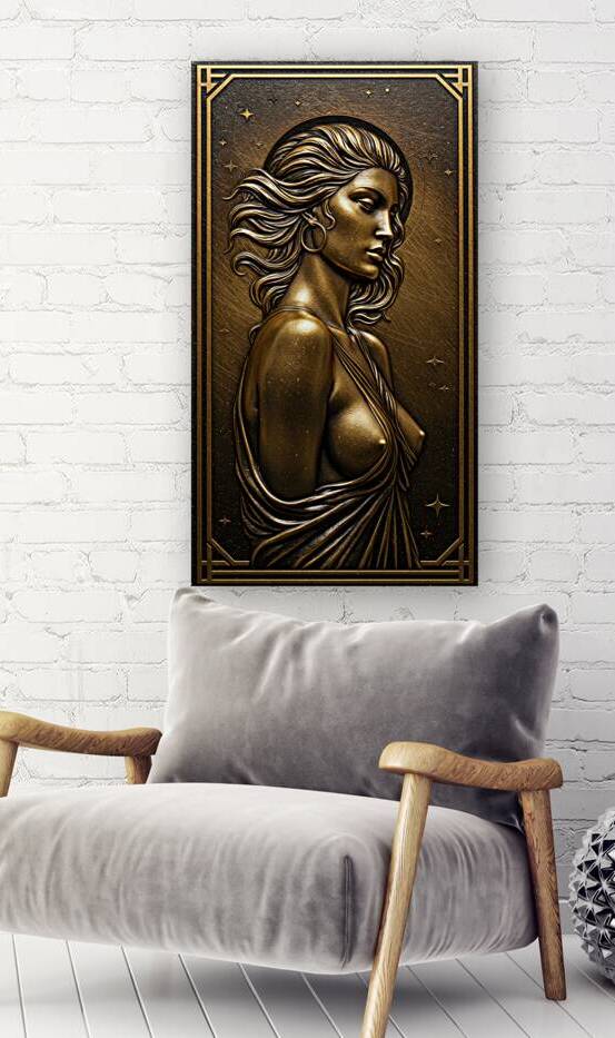 Bronze-Casted Serenity by Sumer Paintings