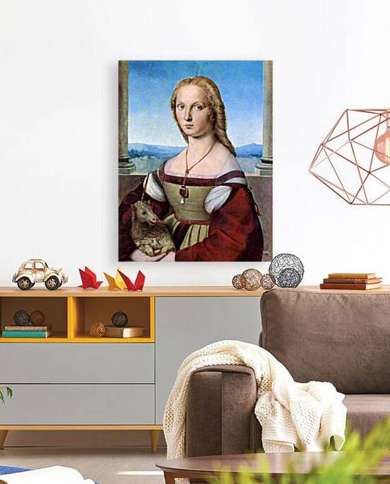 Raphael – Young Woman with Unicorn 1506 | Renaissance Symbol of Purity and Mystery by Wirla