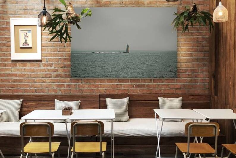 Ram Island Ledge Lighthouse by Kelley Richens