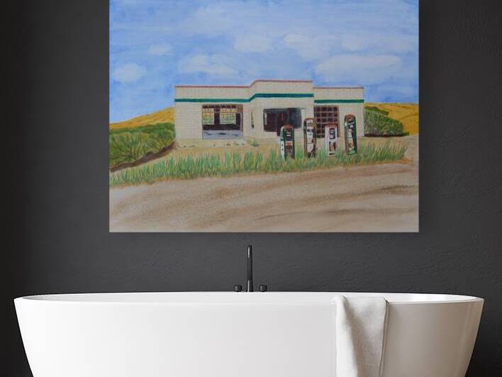 Abandoned Gas Station by Lisa von Biela