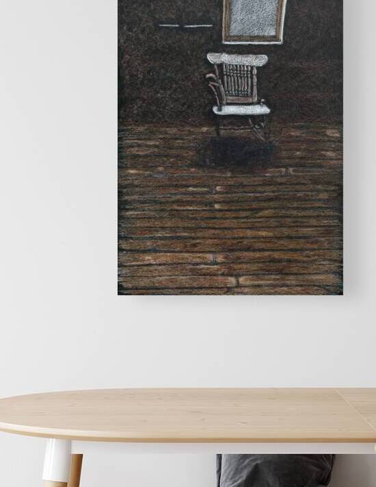 Ghost Chair in a Ghost Town Hotel Building by Lisa von Biela