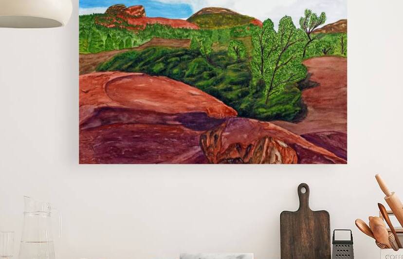 Sedona landscape by Lisa von Biela