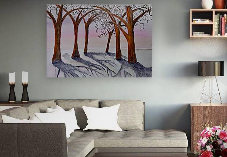 Winter trees by Lisa von Biela