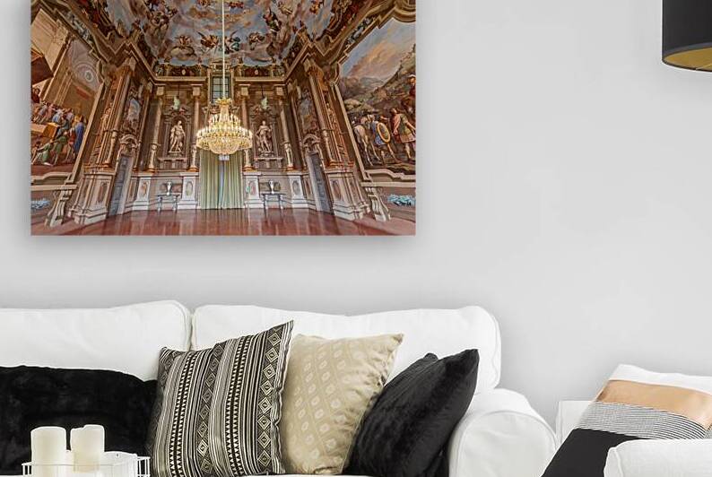 Hall of Honour Interior at Castello di Agliè Italy by Paolo Modena