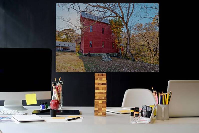 Seating Beside Topaz Mill by Jennifer White