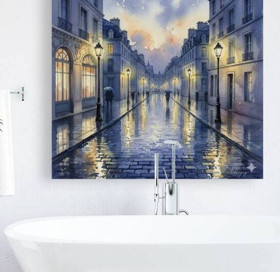 Parisian street  by Romio albadawy