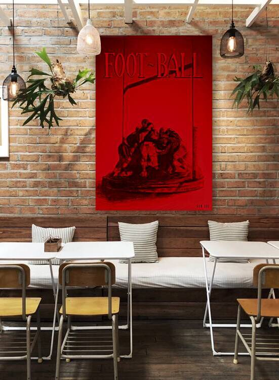 Early 1900s Cincinnati Bearcats Football Art by Row One Brand