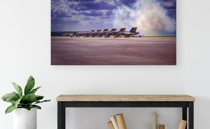 Blue Angles Flightline Start-up by Norma Brandsberg Photography