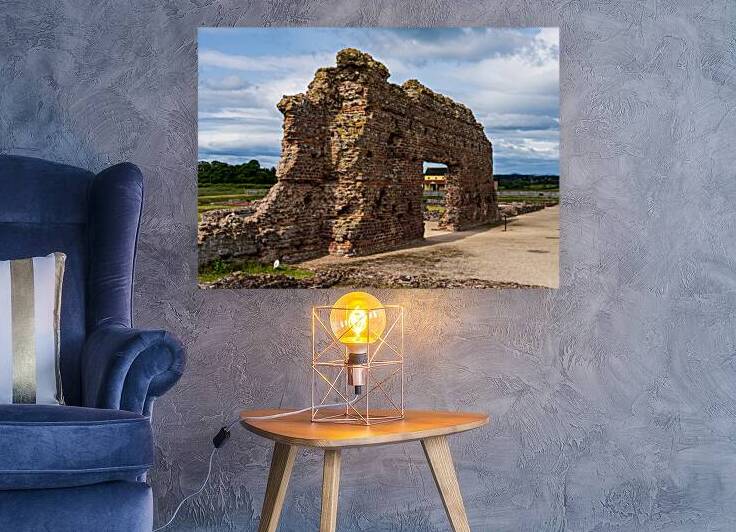 The Old Work is a wall to the baths of the large Roman settlemen by Steve Heap