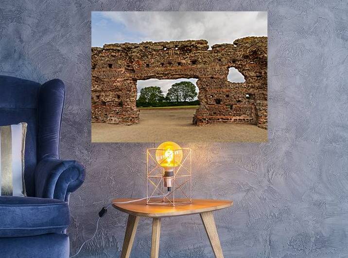 The Old Work is a wall to the baths of the large Roman settlemen by Steve Heap