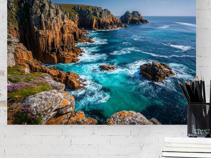 cornwall cliffs 2 by Infinite Wall Art