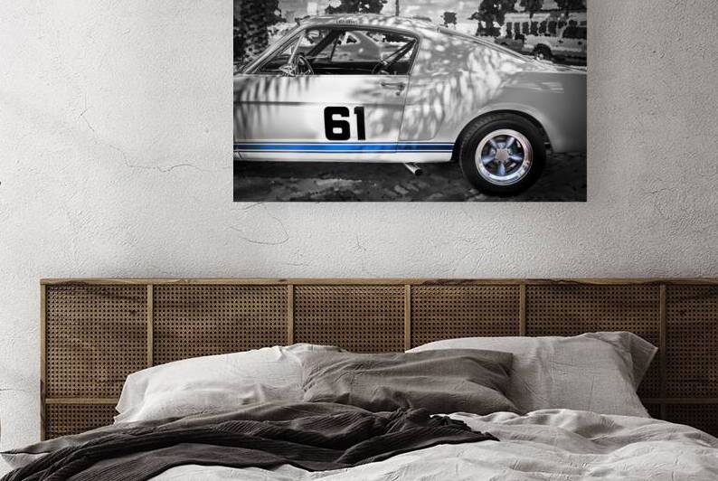 1965 White Ford Shelby GT350 Mustang X1 2 by Rich Franco