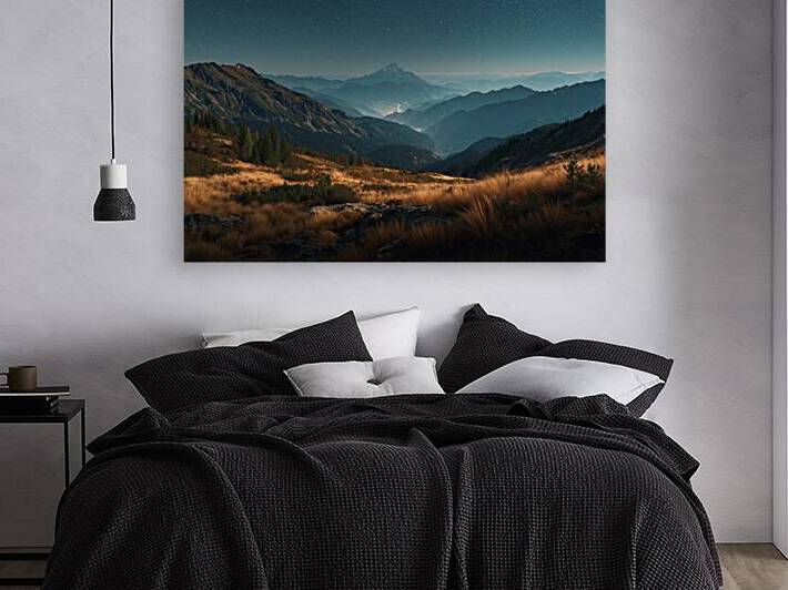 mountains night 2 by Infinite Wall Art